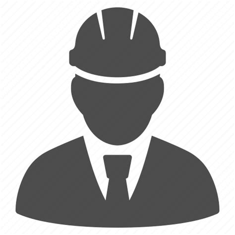 Architect Builder Developer Engineer Engineering Safety Worker Icon