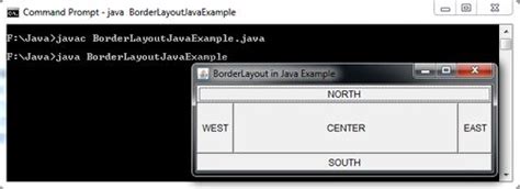 Borderlayout In Java Example Computer Notes