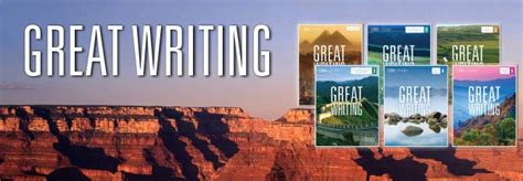The Great Writing Series National Geographic Learning