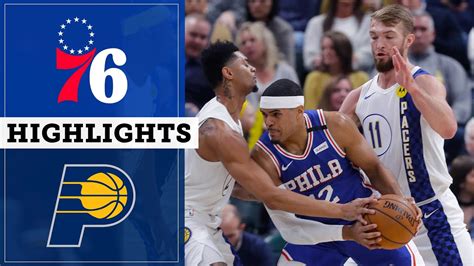 Sixers Vs Pacers January 13 2020 Highlights And Sound Nbc Sports Philadelphia Youtube