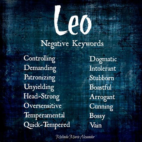 Positive And Negative Traits Of Leo Ptmt
