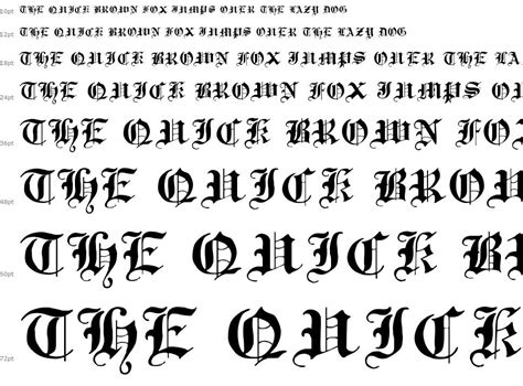 Traditional Gothic 17th C Font By Flight Of The Dragon Fontriver