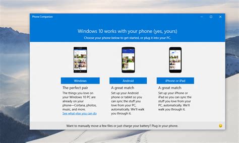 Microsoft Announces Phone Companion App For Windows 10 And Teases