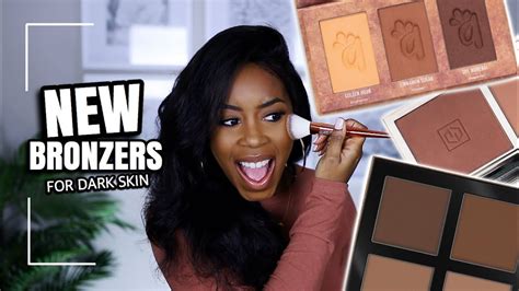 Testing 3 New Deep Bronzers For Dark Skin Drugstore And High End Bronzers 2020 Andrea