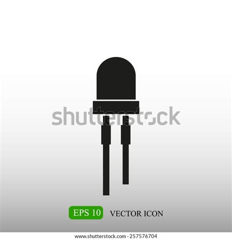 Icon Led Stock Vector Royalty Free 257576704