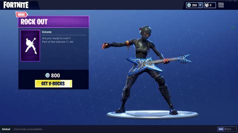 Click on the emote icons to see them in action! Fortnite | NEW EMOTE | Rock Out | 800 V-bucks - YouTube