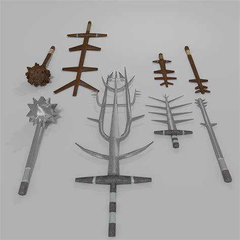 Melee weapons pack 2 | CGTrader