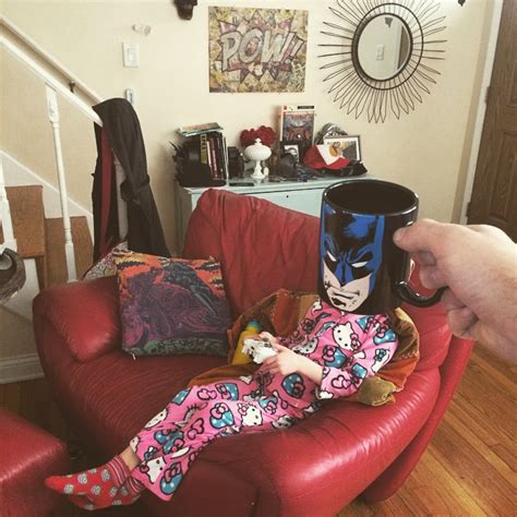 Dad Cleverly Turns His Kids Into Superheroes With Coffee Mugs So