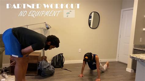 H I I T PARTNER AT HOME WORKOUT NO EQUIPMENT YouTube