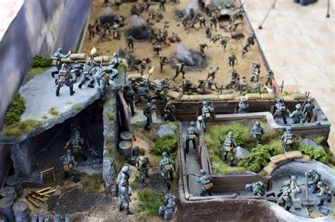 Normandy In Th Scale By Unknown Artist Military Diorama