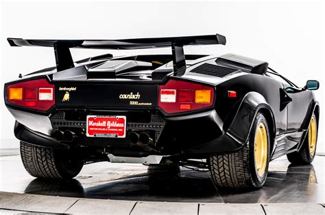 Fotos Lamborghini Countach 5000 Quattrovalvole De 1988 Negro