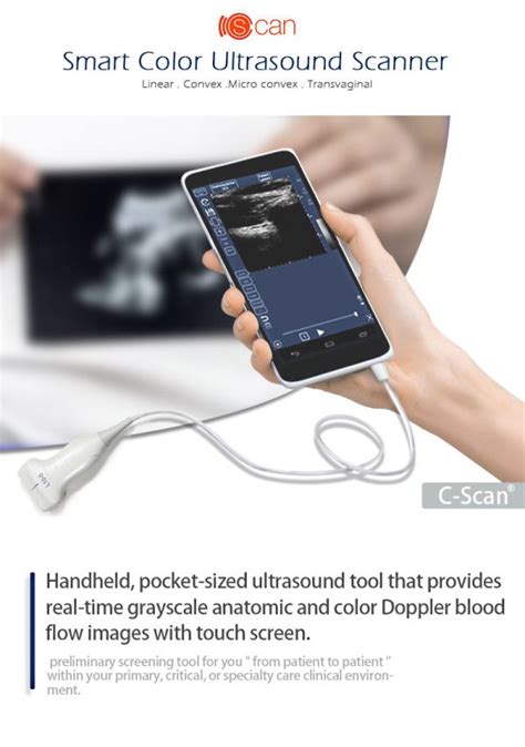 Cscan® Android Ultrasound Scanner Teds Medical Devices