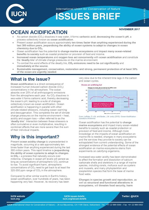 Ocean Acidification Resource Iucn