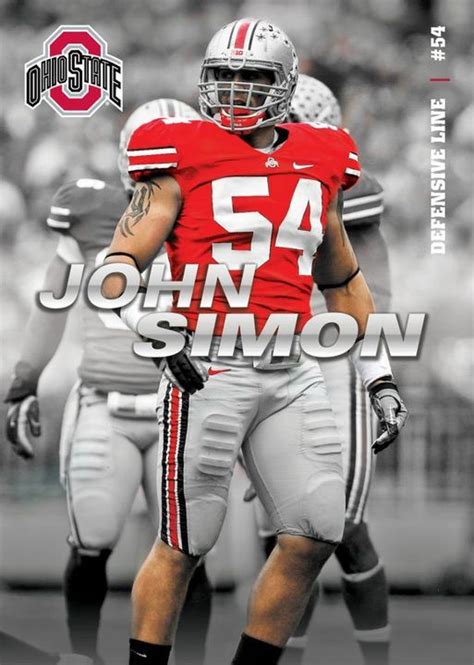 John Simon Defensive Lineman Ohio State Football Ohio State