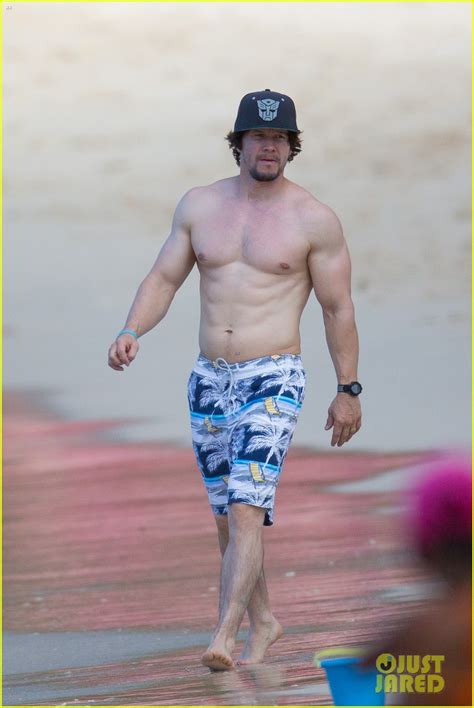 Mark Wahlberg Shows Off Ripped Shirtless Body In Barbados Photo Bikini Mark