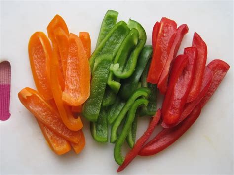 Sliced Bell Pepper Dried Red Bell Pepper Slice Yellow Capsicum