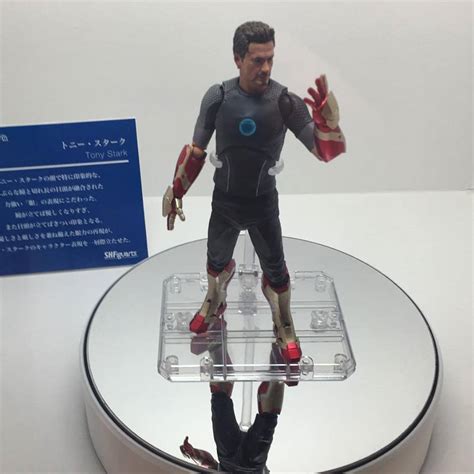 After pepper and tony's daughter, morgan, sets. SH Figuarts Tony Stark, Black Widow and Hawkeye - The ...