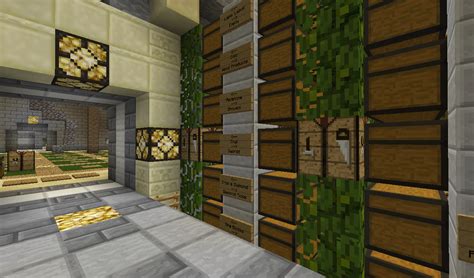Today i'm going to show you how to make a nice and easy minecraft storage room. What are your storage room layouts? Here is mine. : Minecraft