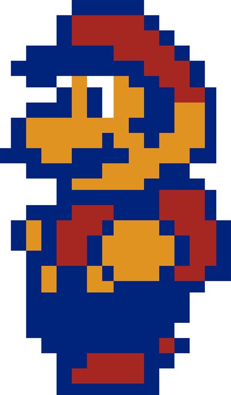 Pixel Mario Running Png Super Mario Bros Mario Sprite X Png Download