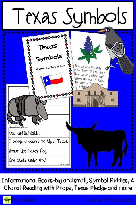 Texas Symbols Worksheets