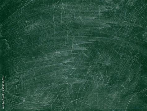 Foto De Blackboard Chalkboard Textureempty Blank Green Scratched