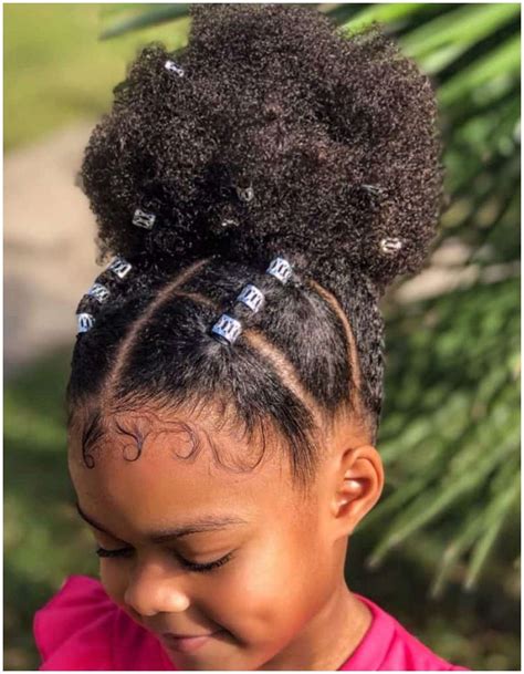15 Easy Kids Natural Hairstyles In 2021 Kids Hairstyles Girls Girls