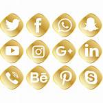 Social Icon Golden Whatsapp Transparent Icons Dourado