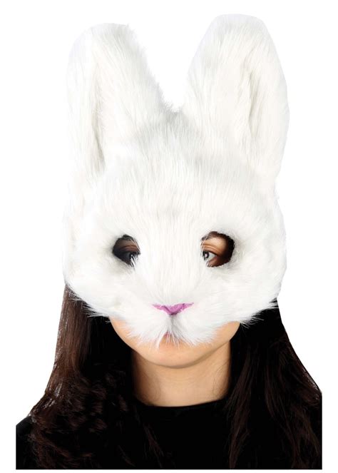 White Bunny Mask Masks