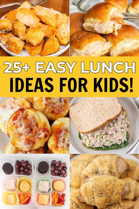 Easy Lunch Ideas For Kids Easy Tasty Lunch Ideas Kids Will Love