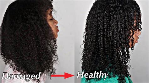 How To Repair Heat Damaged Hair Without Cutting It Natural Hair Youtube