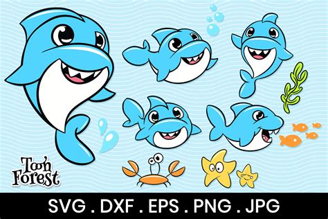 Baby Shark Svg Free Include Dxf Free Svg Cut Files For Your My XXX