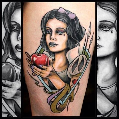 Snow White Tattoos Inked Shop Portrait Tattoo