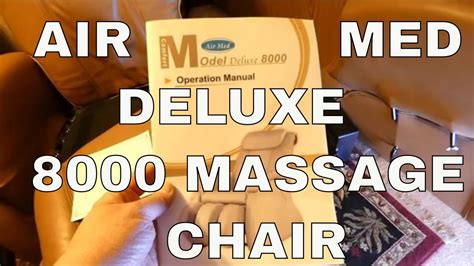 Air Med Deluxe 8000 Massage Chair Taking Off The Arm Folding And Diagnosing Issues Not