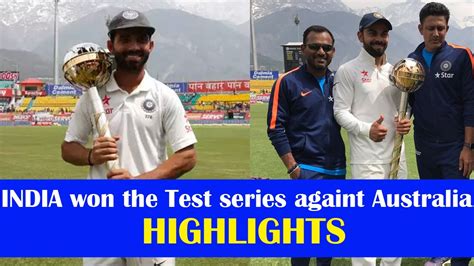India tour of australia 2020 comprises three t20 internationals, as many odis and four tests. India vs Australia 4 Test Match 2017 Series Highlights ...