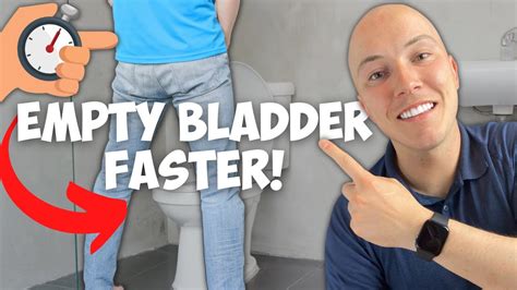 Taking Too Long To Empty Your Bladder Try This Youtube