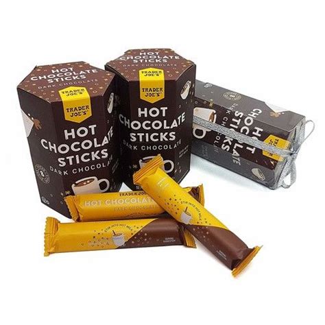 Trader Joes Hot Chocolate Sticks Dark Chocolate T Pack 704 Oz