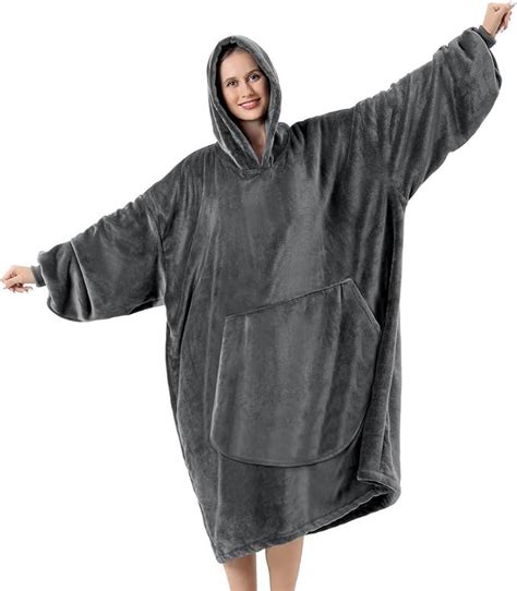 Festicorp Oversized Blanket Hoodie For Adults Extra Long Wearable