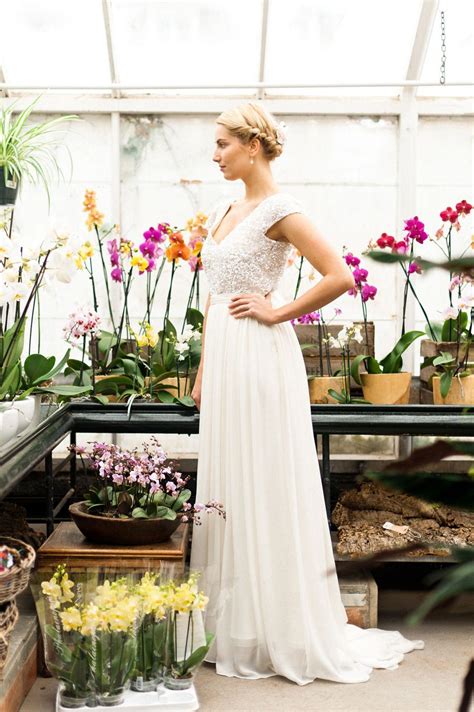 Botanical Wedding Inspiration Stunning Wedding Dresses Bespoke