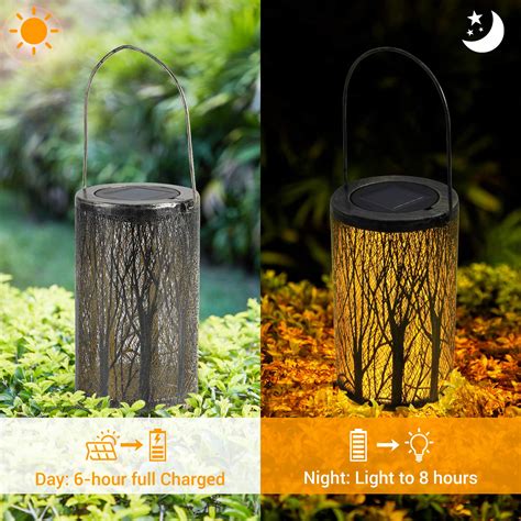 Buy Solar Lanterns For The Garden Oxyled Metal Led Tree Garden