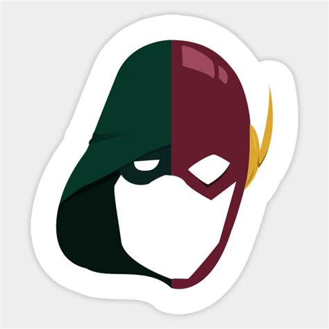 Green Arrow The Flash 20 Flash Sticker Teepublic