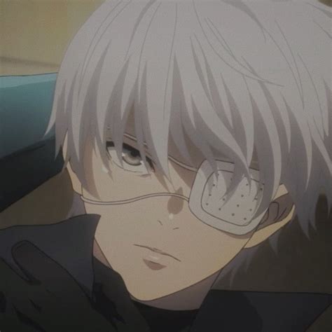 An edited kaneki ken pfp. anime pfp on Tumblr