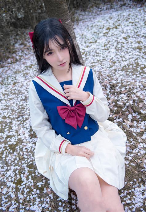 Girls Navy Sailor Jk Suit Japanese Anime School Uniform Women Tops Pleated Skirt Cardigan