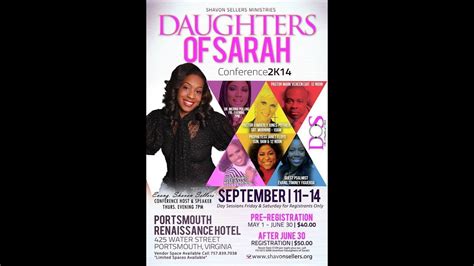 Shavon Sellers Ministries Presentsthe Daughters Of Sarah Conference