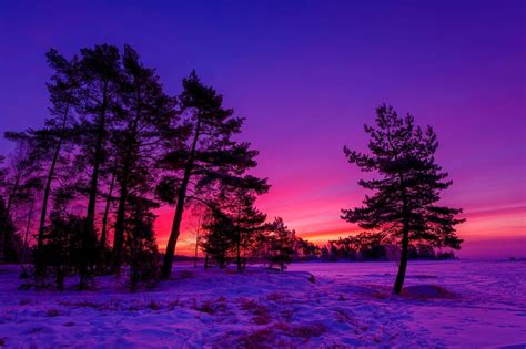 Sunset Winter Wallpapers Top Free Sunset Winter Backgrounds