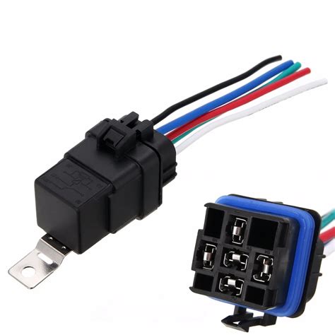 Car Continuous Waterproof Integrated Auto Relay Wsocket 40a 12v Dc 5