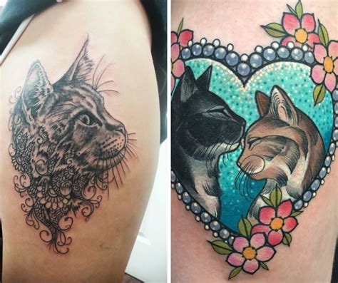 30 Best Cat Tattoo Ideas And Designs For Cat Lovers 2021 Cat Tattoo
