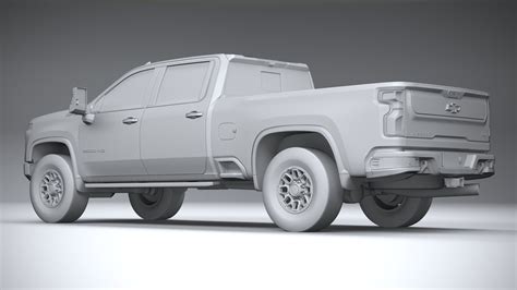 3d Model Chevrolet Silverado Hd Zr2 Bison 2024 Turbosquid 2061860