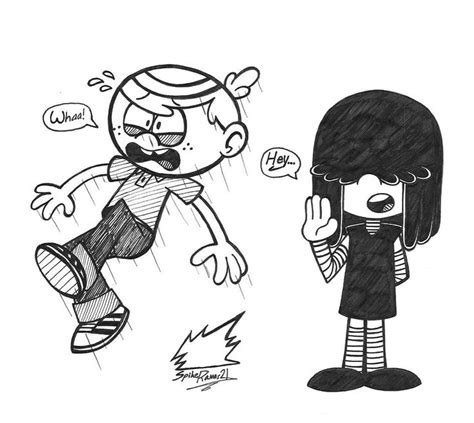 Scary Greeting By Spikeramos On Deviantart Loud House Characters