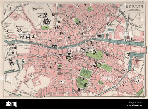 Dublin Map 1904 Hi Res Stock Photography And Images Alamy