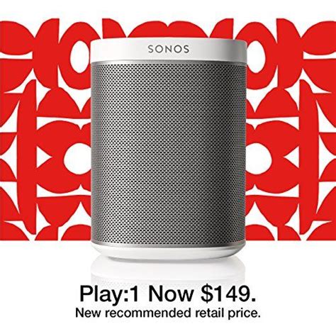 Sonos Play1 Compact Wireless Speaker For Streaming Music Works With